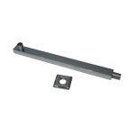 Livorno Shower Arm & Flange Square Black SH39