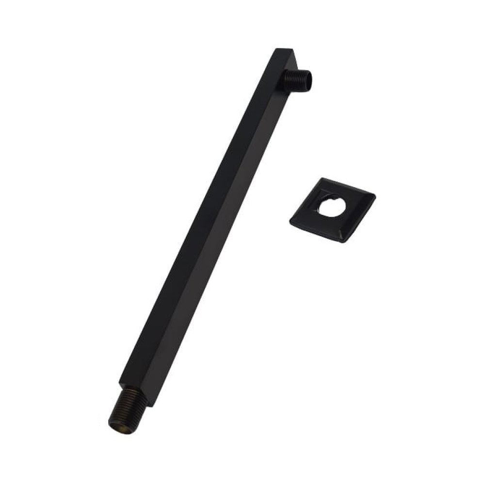 Livorno Shower Arm & Flange Square Black SH39 Livorno Shower Arm & Flange Square Black SH39