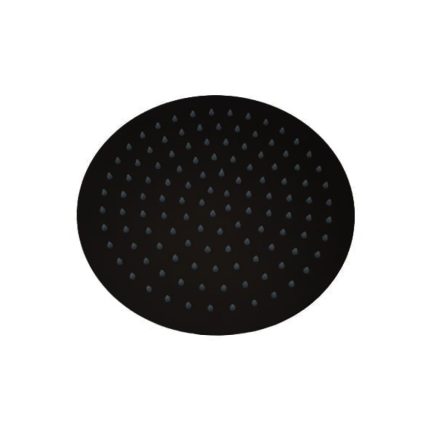 Livorno Shower Head Round Black 10″ SH29