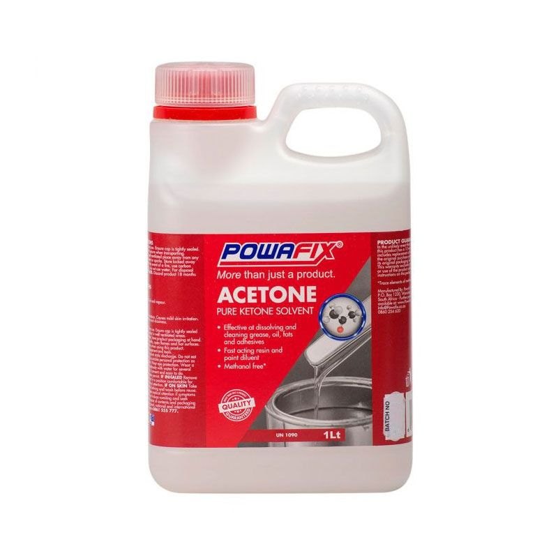 Powafix Acetone 1L Powafix Acetone 1L
