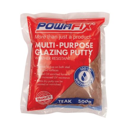 Powafix Putty Teak 500g