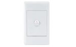 Redisson 1 Lever Switch 4 x 2 White Metal A-M01