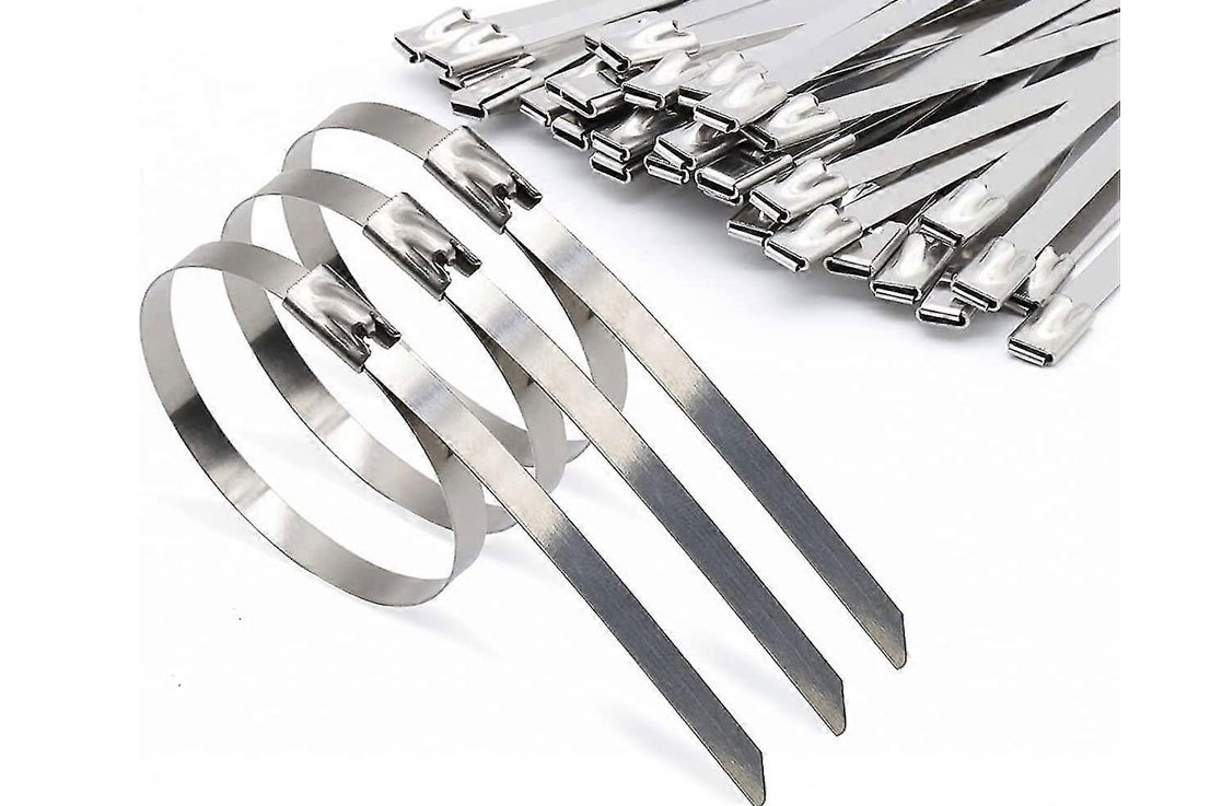 Stainless Steel Cable Ties 4.6 x 150mm (Pack of 100) Stainless Steel Cable Ties 4.6 x 150mm (Pack of 100)