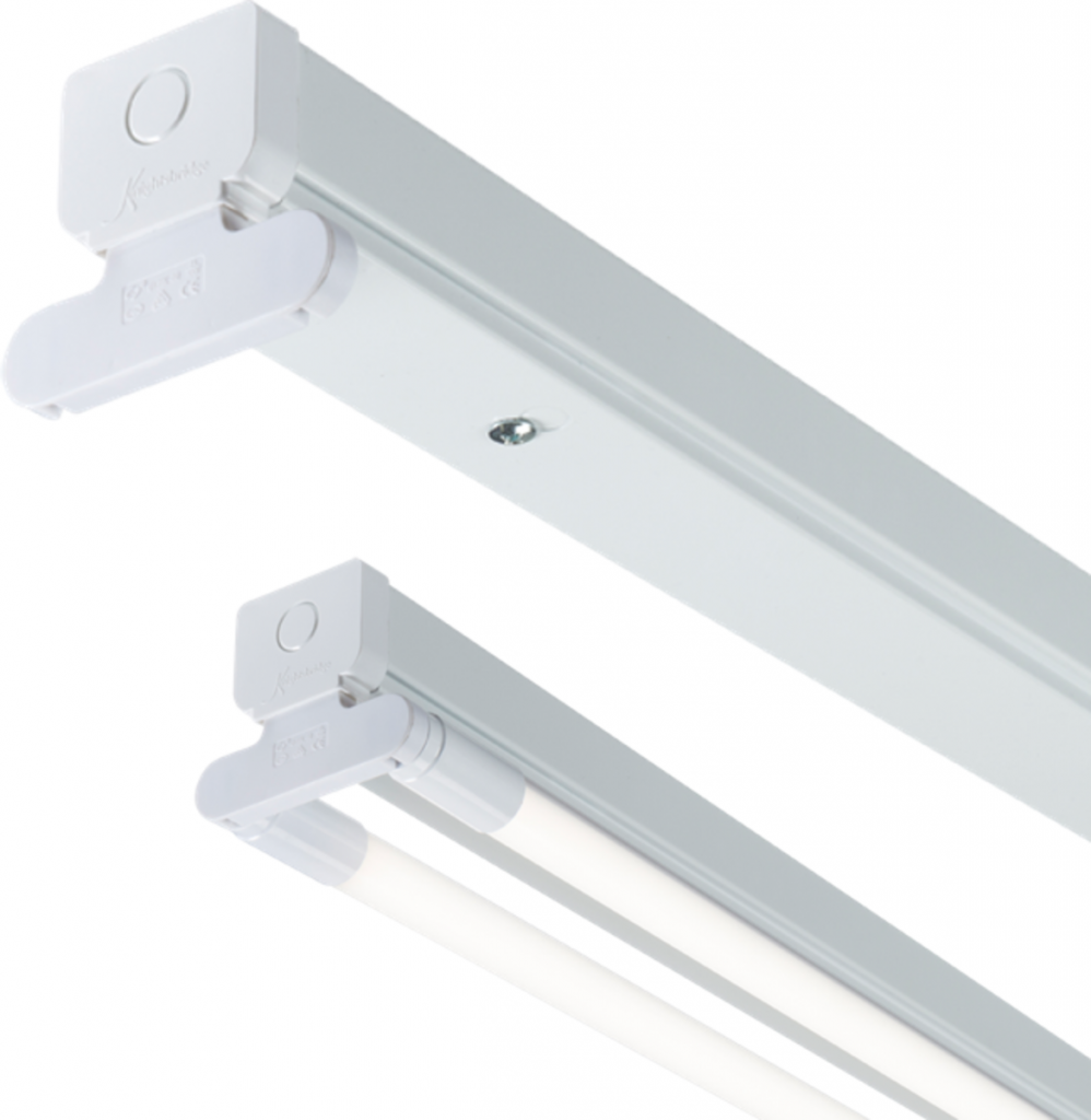 twin-led-batten-998x1024 LED FITTING EMPTY 4FT 2X18W 50MM OPEN/C ILLUMIN8 - Image 1