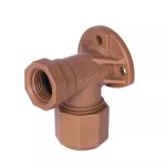 Unitwist Wallplate Elbow 15mm