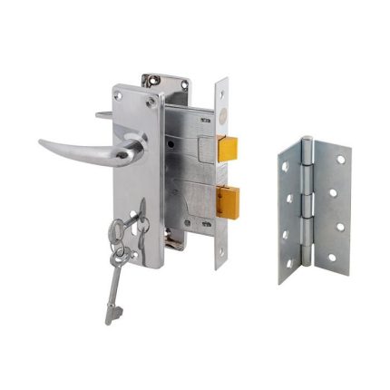Yale 2 Lever Lock with Hinge